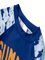 Boys Shark Swimsuit Set for Summer Beach