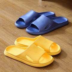 Women's Solid Pillow Slides Open Toe Non slip Home Slide Shoes