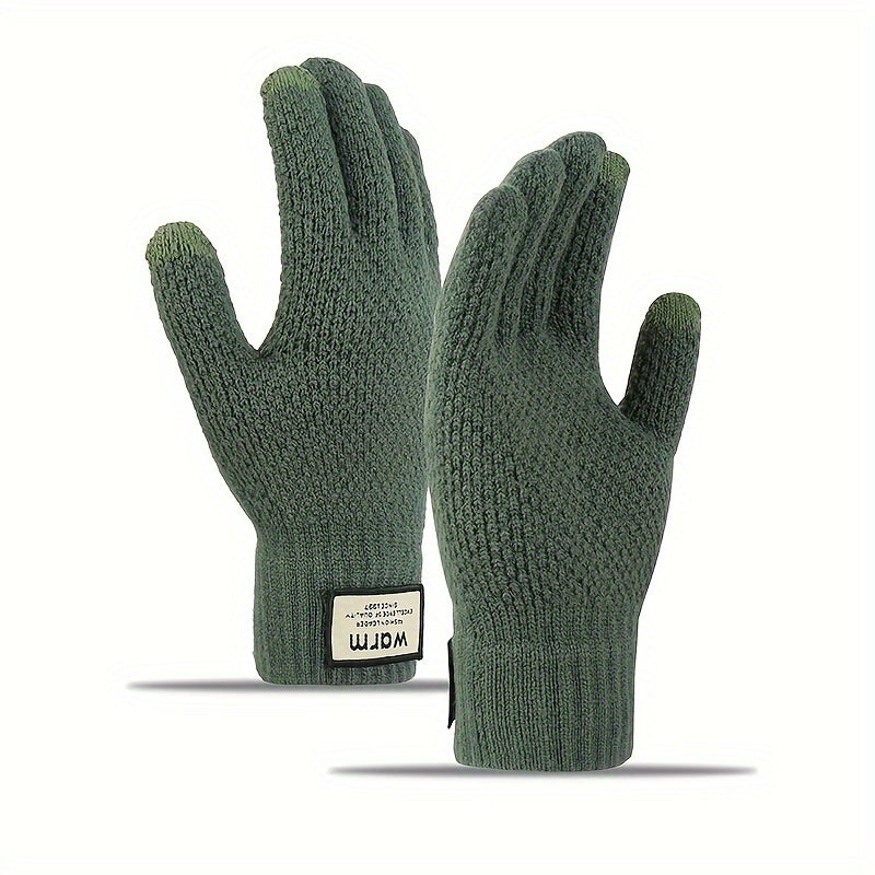 Winter Warm Knitted Gloves Touch Screen Gloves for Cycling