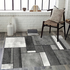 Faux Wool Area Rug Modern Contemporary Large Carpet
