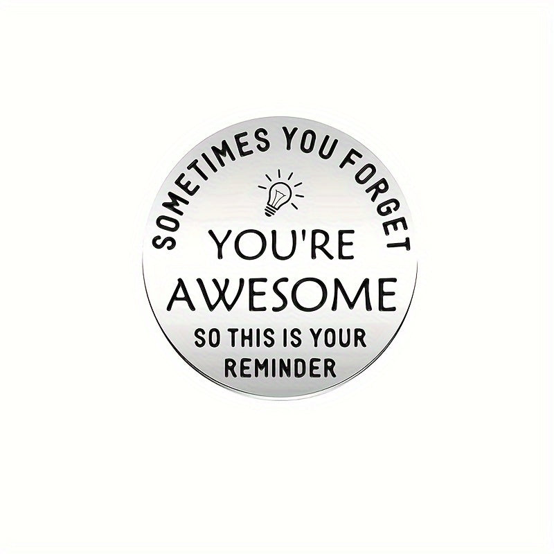 You're Awesome Appreciation Gift - Pocket Hug Token Double Sided Coin