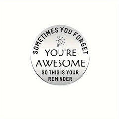 You're Awesome Appreciation Gift - Pocket Hug Token Double Sided Coin