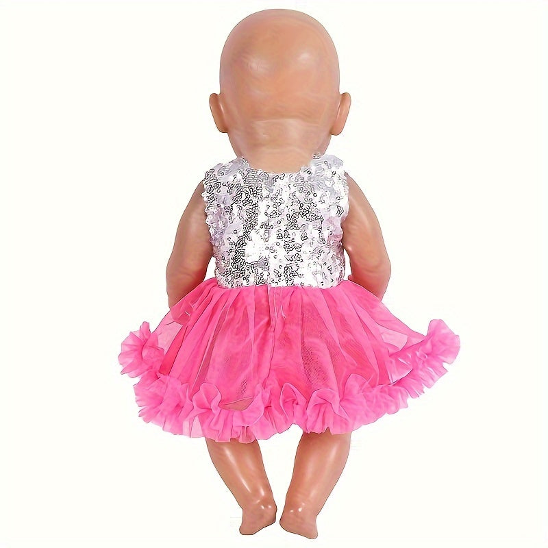 Sequin Dress Toy Doll Clothing Christmas Gift - 17 18 Inch - Dolls