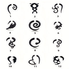Girl's Asymmetric Spiral Stud Earrings Jewelry - Charms, Friendship