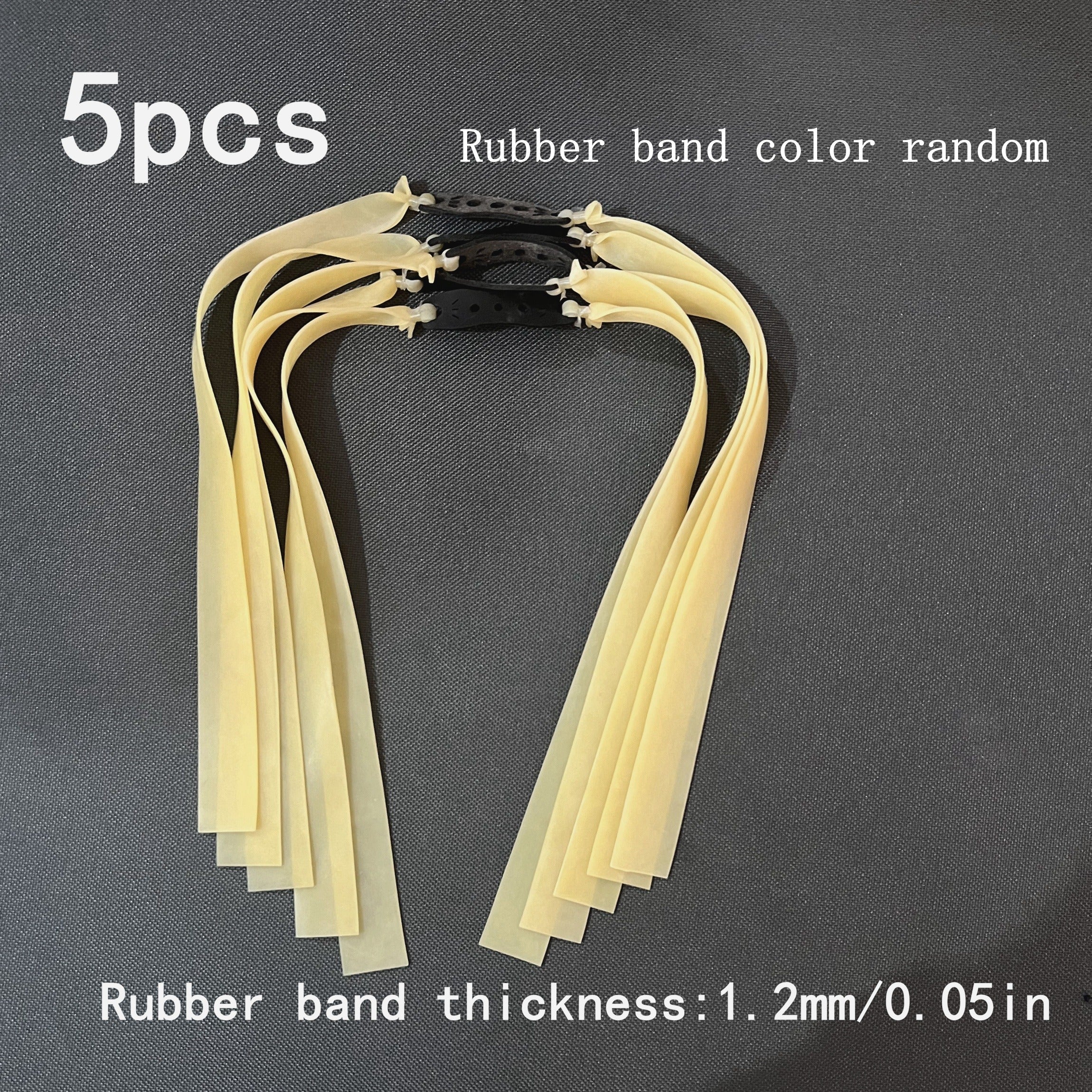 10pcs Elastic Tubular Bands Replacement Rubber Band for Outdoor Games