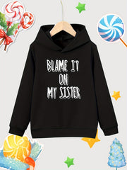 Girls Cotton Hooded Sweatshirt Autumn Winter