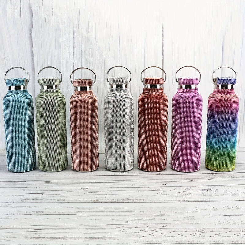 Stainless Steel Insulated Water Bottle 500ml for Travel and Breakfast