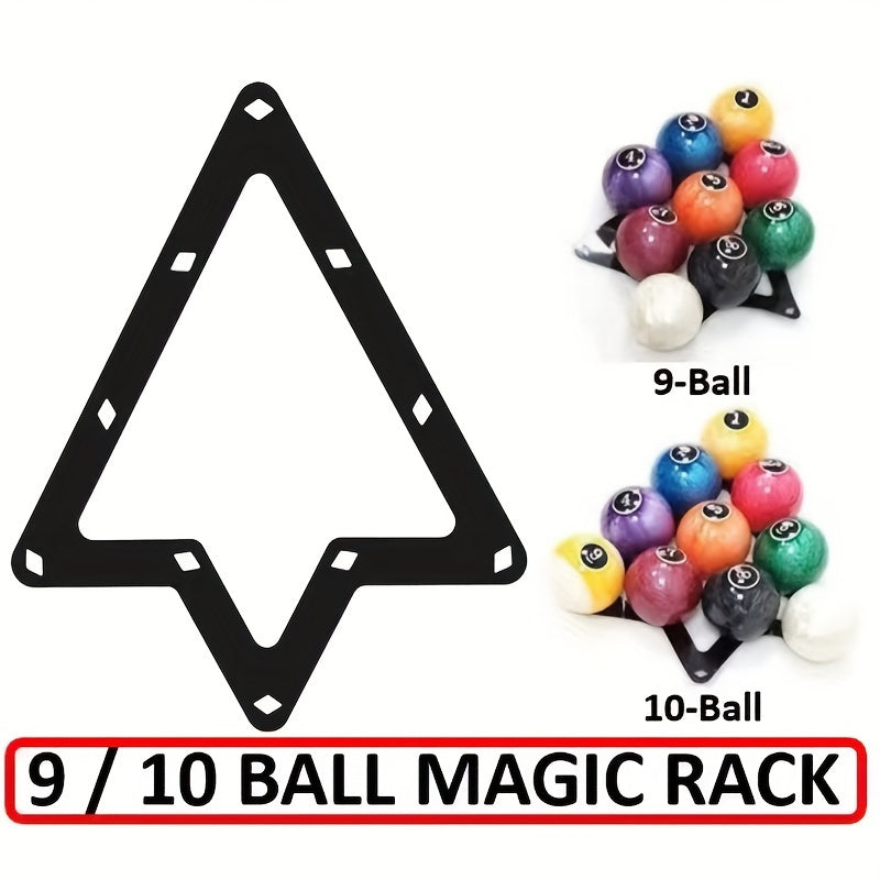 9 & 10 Balls Pool Rack For Billiard Rooms