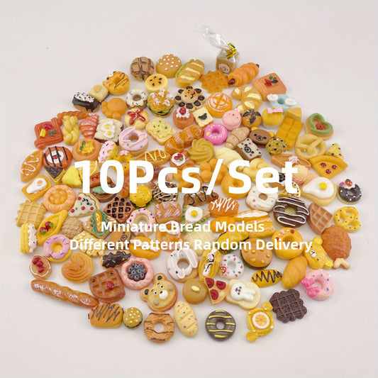 Mini Breads Food Models Dollhouse Accessories Kids Toy