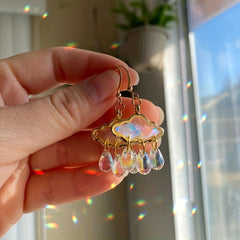 Rain Clouds Earring Dangle Jewelry Gift
