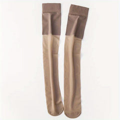 Contrast Mesh Thigh High Socks Women's Stockings Hosiery