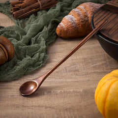 Long Handle Wooden Ladle Extended Cooking Spoon Kitchen Item