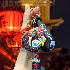 Dragon Keychain Cartoon Zodiac Bag Backpack Pendant Year Gift