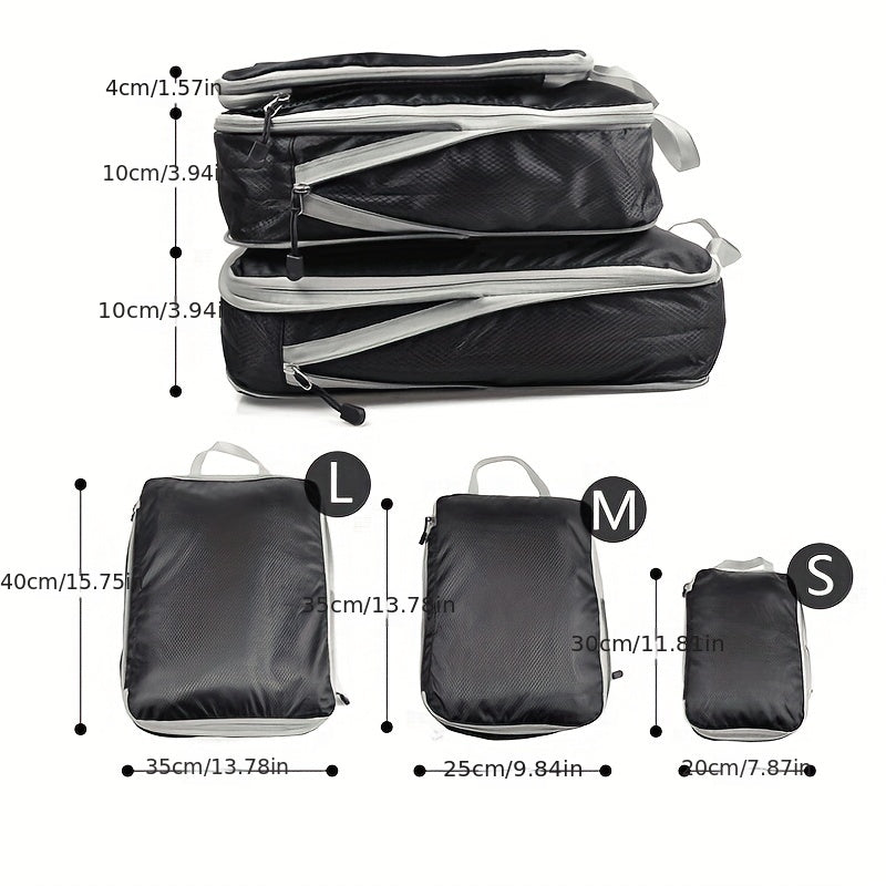 Minimalist Travel Storage Bag Zipper Portable Foldable Bag