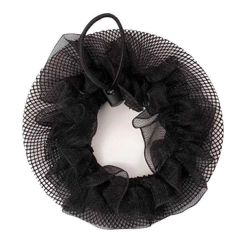 Drawstring Hairnet Elastic Nylon Hairnet for Ballet Dance Hair Accessories