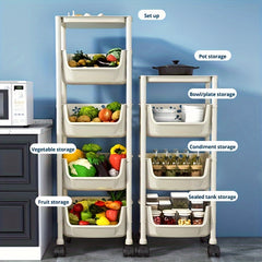 Garage Storage Rack Tool Organizer Movable Multifunctional Shelf