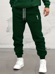 Print Drawstring Sweatpants Loose Fit Joggers