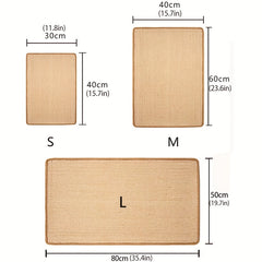 Sisal Cat Scratch Mat Protects Carpets Sofas