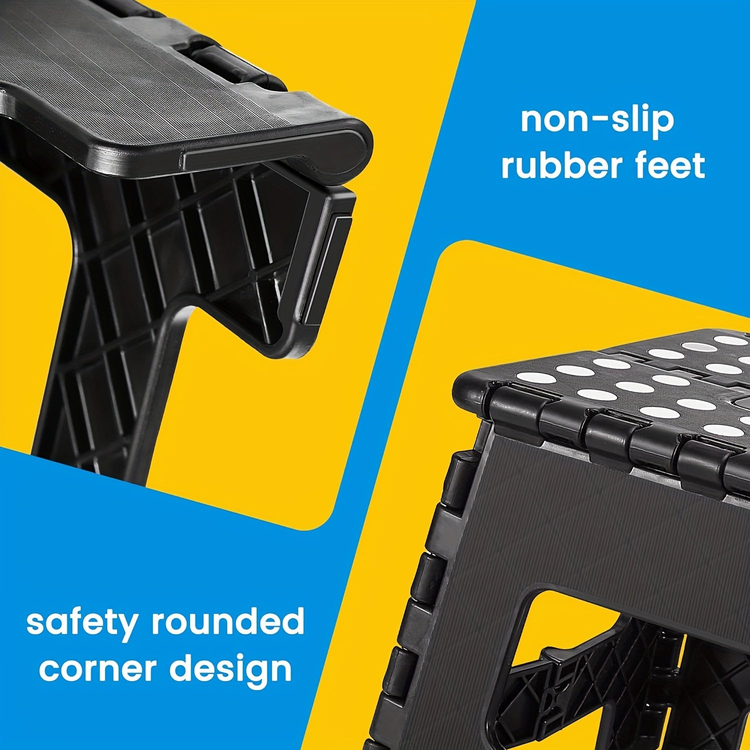 Tall Folding Step Stool Holds Up To 136.08 KG