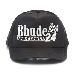 Letter Trucker Hat Adjustable Mesh Baseball Cap