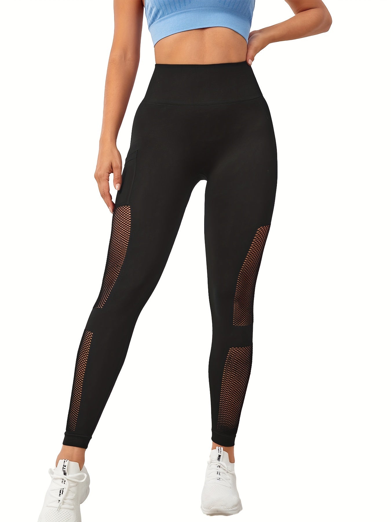 Hollow Breathable Yoga Pants Stretch Leggings