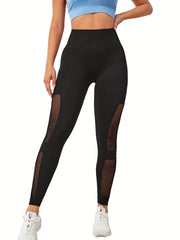 Hollow Breathable Yoga Pants Stretch Leggings