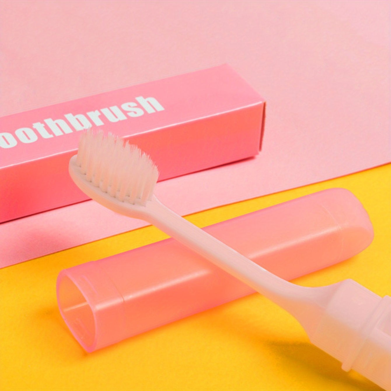 Travel Foldable Toothbrush with Box