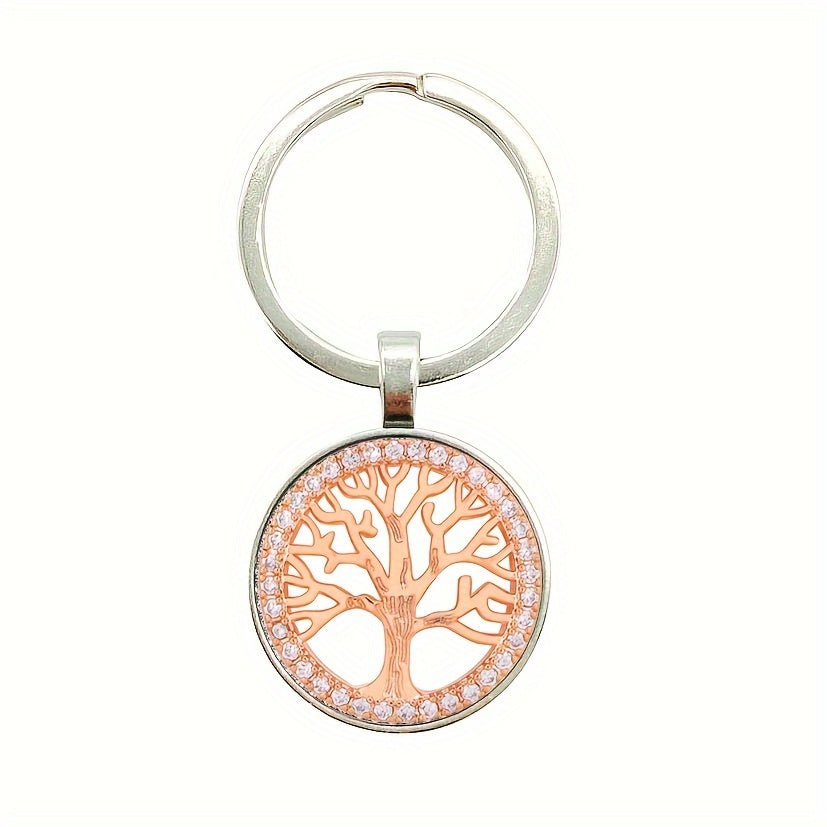 Tree Of Life Keychain Pendant for Car Keys Backpacks Wallets