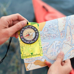 Waterproof Metal Compass for Hiking - Outdoor Camping & Map Reading