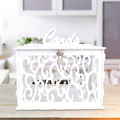 DIY Wedding Card Box with Lock for Special Occasions