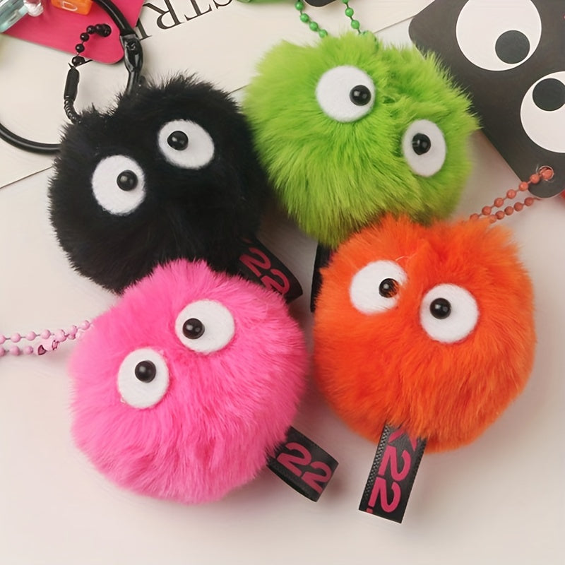 Colorful Plush Keychain Briquette Elf Doll Key Pendant