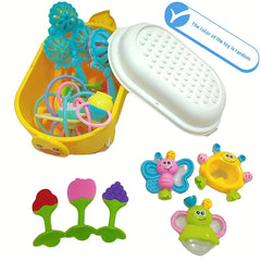 Baby Teething Toys Hand Rattles Teether Boys Girls Grasping Training