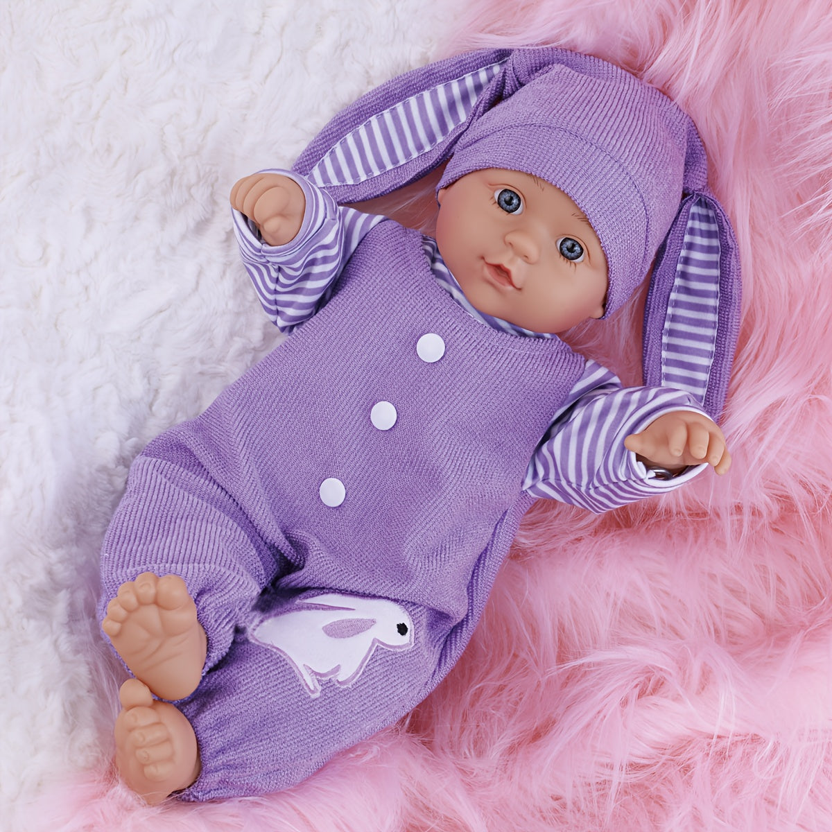 16" Reborn Baby Doll Soft Body Mixed Polyester Fiber Boys Girls Birthday
