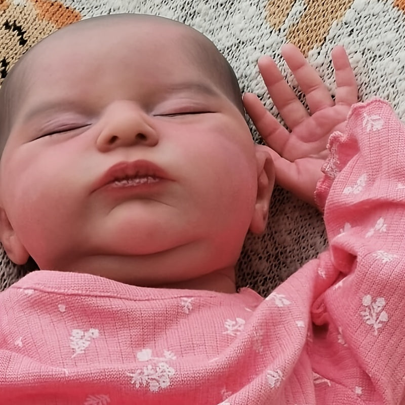 Adorable 21 Reborn Baby Doll Hand Detailed Painted Skin with Visible Veins