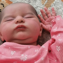 Adorable 21 Reborn Baby Doll Hand Detailed Painted Skin with Visible Veins