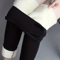 Fleece Lined High Waist Leggings for Women