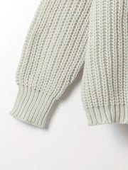 Casual Sweater Women's Solid V Neck Drop Shoulder Pullover Jumper