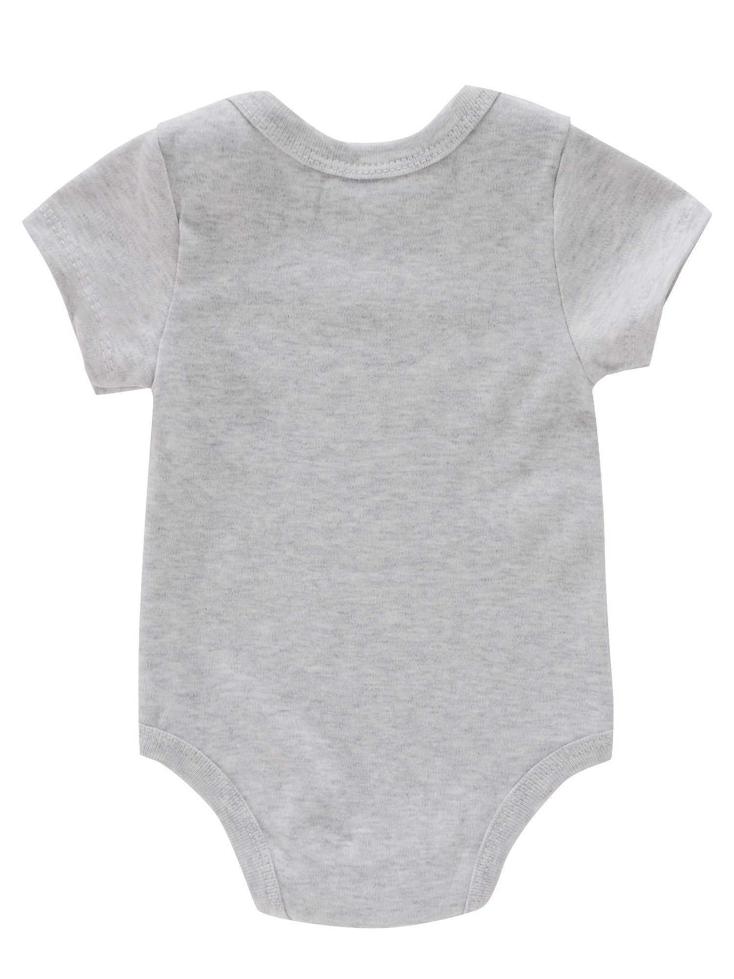 Newborn Infant Short Sleeve Romper My Gramdma Print Bodysuit Onesies