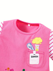Baby Girls Cartoon Print Dress Clothes