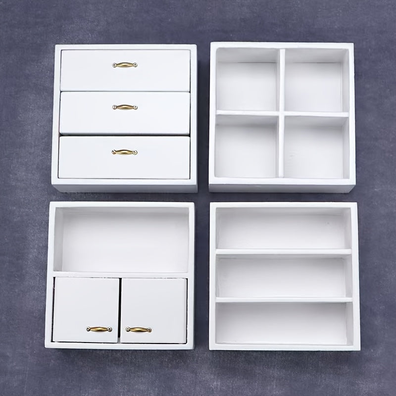 1:12 Dollhouse Model Furniture Display Cabinet Craft Doll Ornament