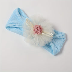Baby Girls Mesh Flowers Headband Hair Accessories