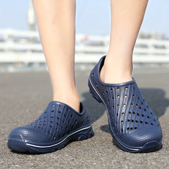 Men's Lightweight Comfy Clogs Hollow Out Non Slip Garden Shoes