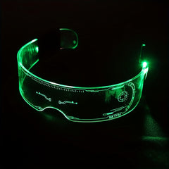 LED Luminous Men's Glasses Futuristic Style Technology Glasses