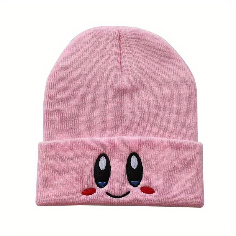 Embroidered Knitted Beanie Hat for Men and Women