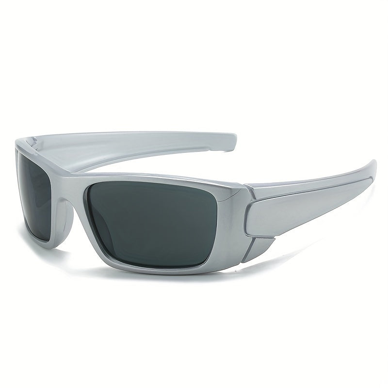 Square Lens Sports Sunglasses Retro Cycling Glasses