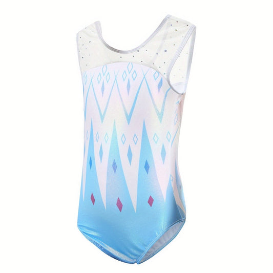 Sleeveless Gymnastics Outfits Girls Stretchy Workout Dance Training