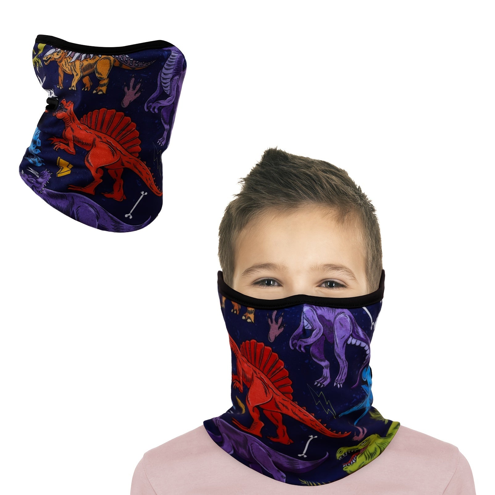 Cartoon Kids Face Cover Balaclava Scarf