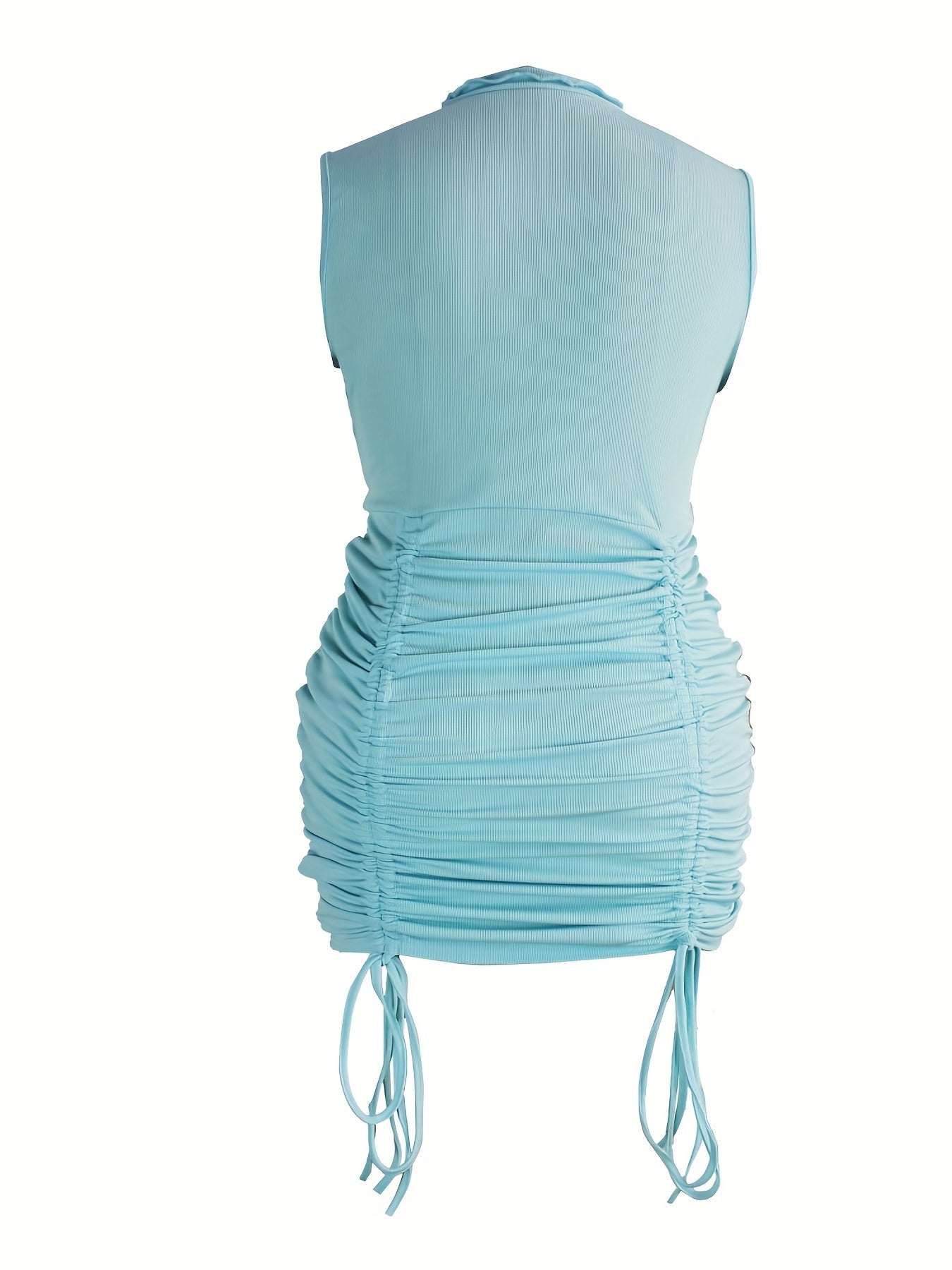 Sexy Dress Women's Plus Ribbed Slim Fit Dress