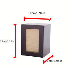 Wooden Pet Cremation Urn Box for Dogs and Cats