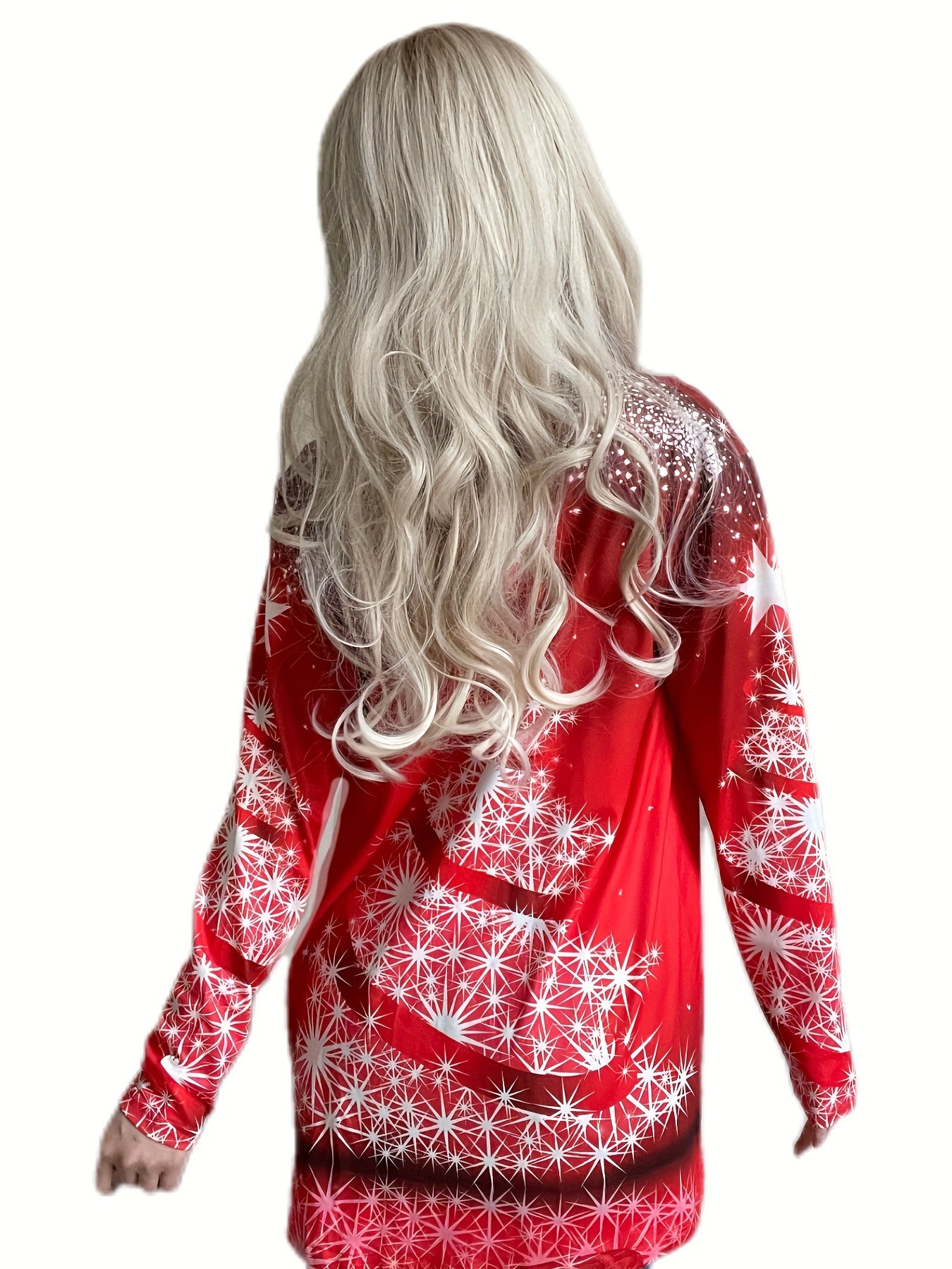 Graphic Print Long Sleeve Cardigan for Women